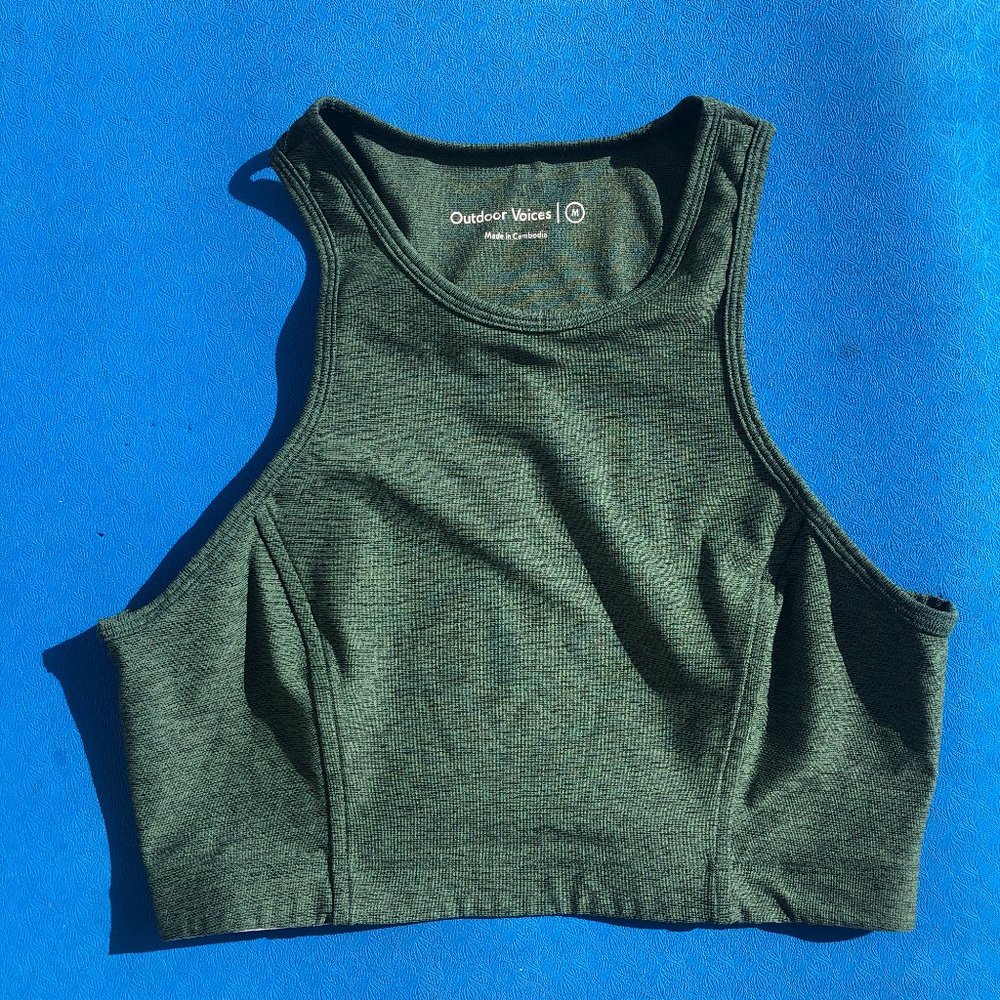 Outdoor Voices Athena Crop, Hunter (Medium)